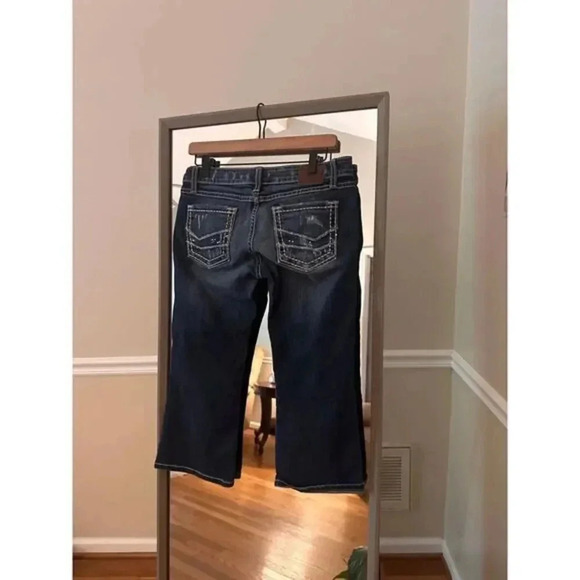 BKE Stella Distressed Cropped Size 29 Jeans - Picture 5 of 8